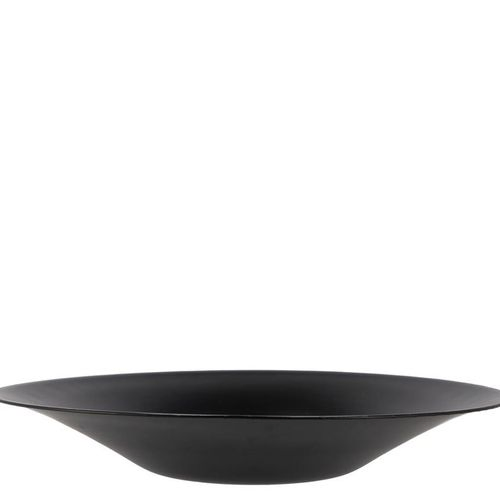 Zink Schale schwarz D28,5cm