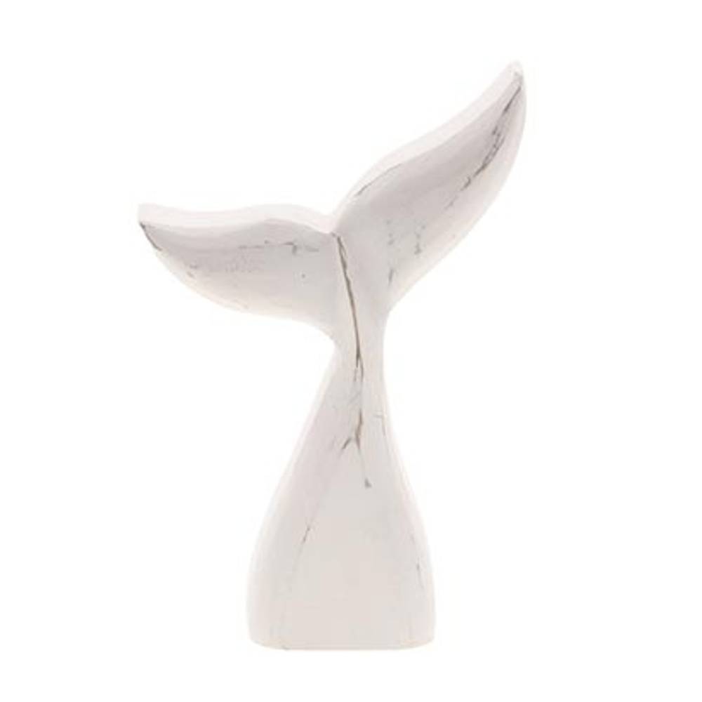 Walflosse weiss D17cm H25.5cm