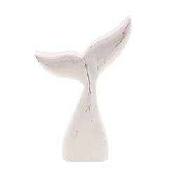 Walflosse weiss D17cm H25.5cm