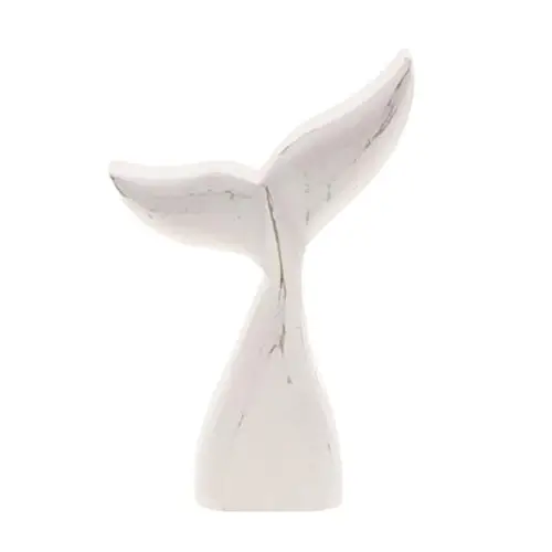 Walflosse weiss D17cm H25.5cm