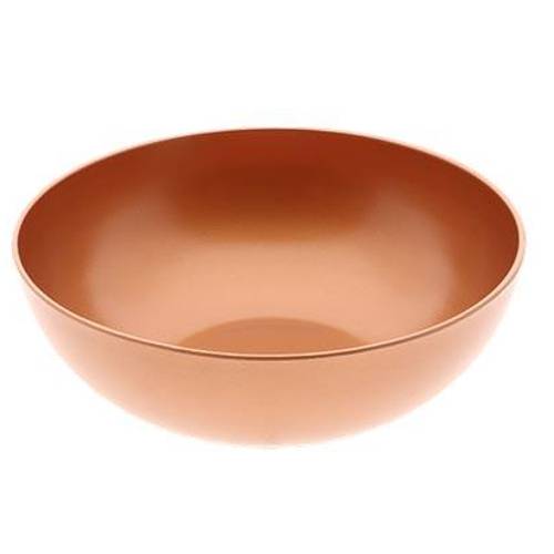 Melamine Schale kupfer D25cm H09cm