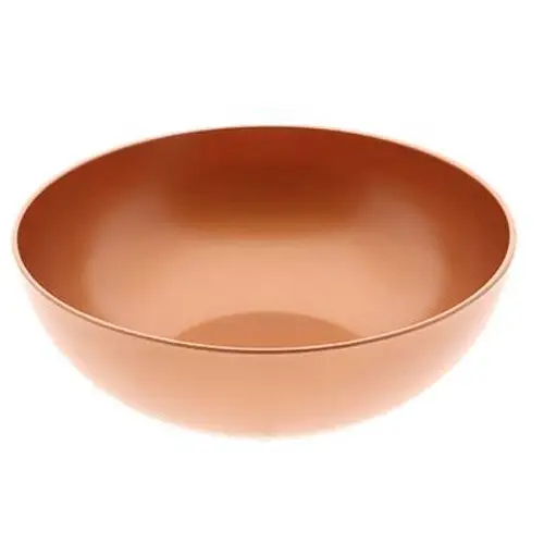 Melamine Schale kupfer D25cm H09cm