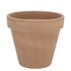 Keramik Übertopf terra choco grau D15cm H14cm