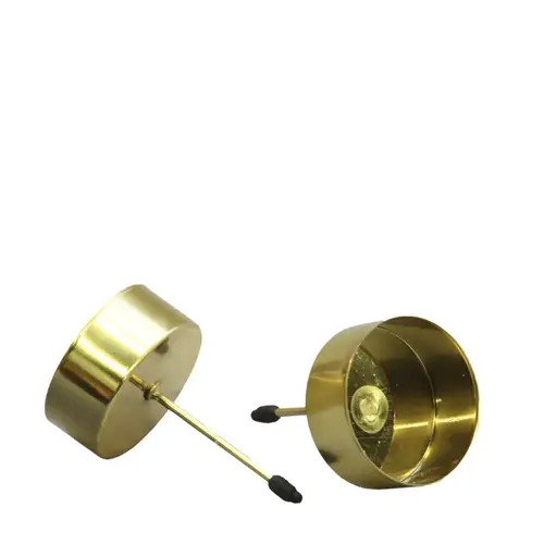 Teelichthalter gold D04cm H05cm x4 