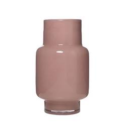 Glas Vase Pien rosa D19cm H31cm