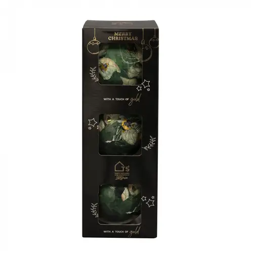 Deko Kugel Special Bee grün D07cm 