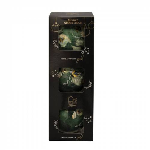 Deko Kugel Special Bee grün D07cm 