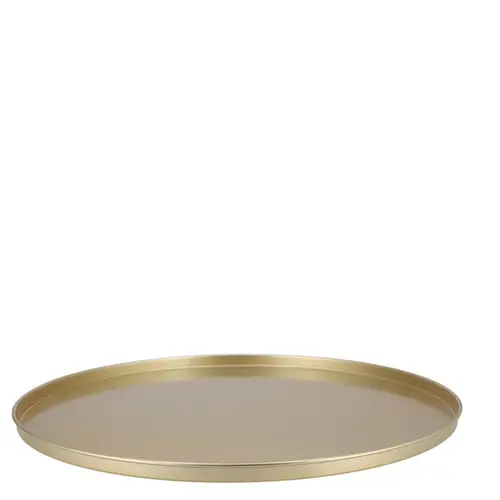 Teller Metall gold Majestic D37cm H02cm