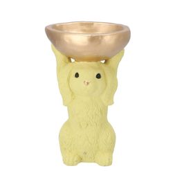 Schale Hase gelb 15x13x23cm