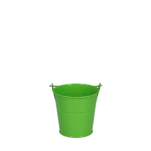 Zink Eimer grün D08cm H7cm