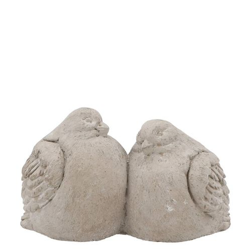 Beton Vogel grau 15x08x09cm