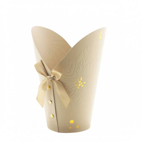Potcover Gloria creme D15.5cm H21cm
