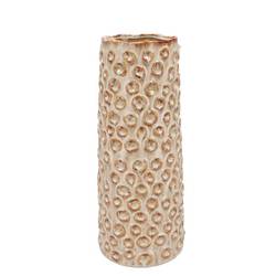 Keramik Vase Alora sand 17x17x36cm