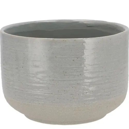 Keramik Übertopf Neva grau 16x16x11cm