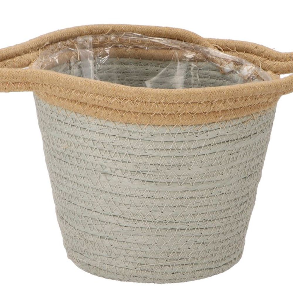Korb Henkel Tripoli grau/natur D20cm H18cm