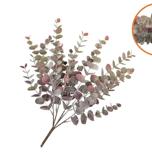 Seiden Eucalyptus lila Busch L53cm