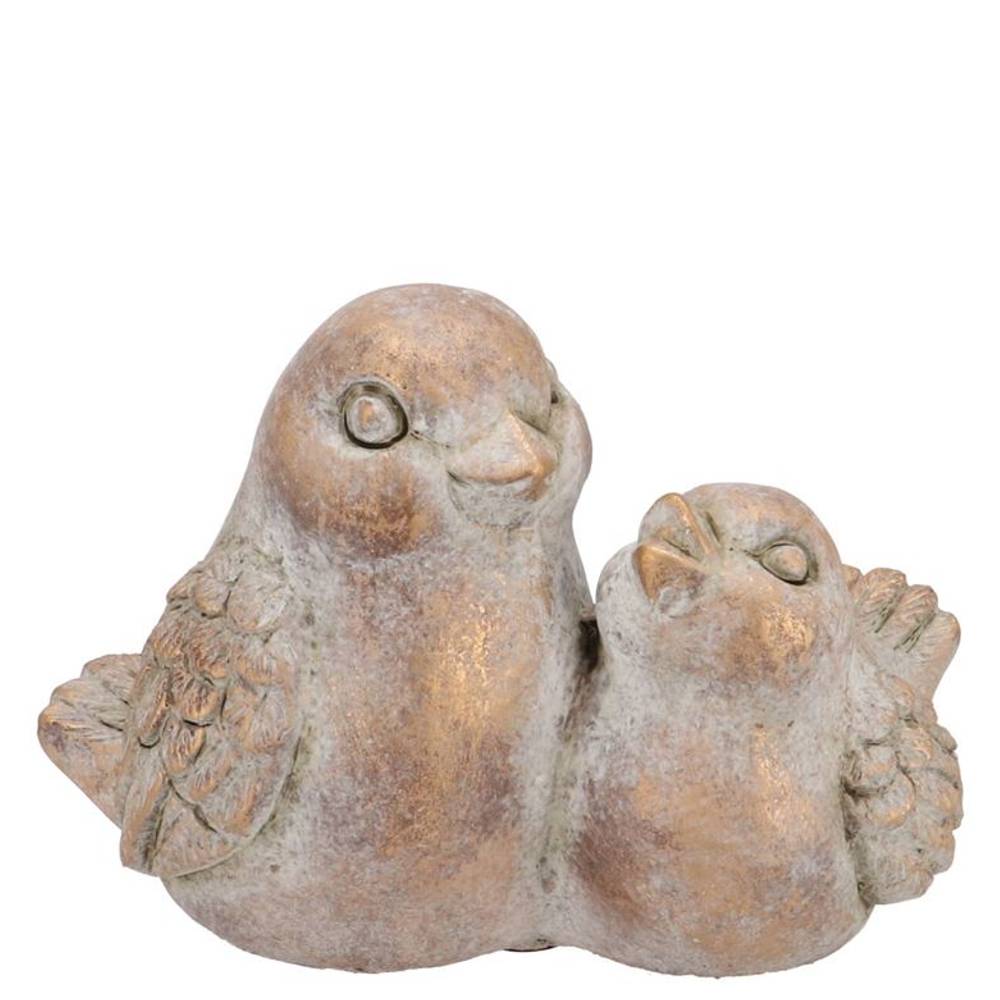 Beton Goldvögel 16x10x12cm