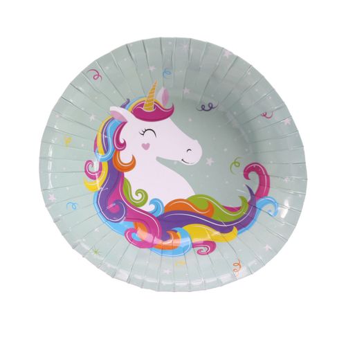 Schüssel Unicorn Papier 18cm 8x