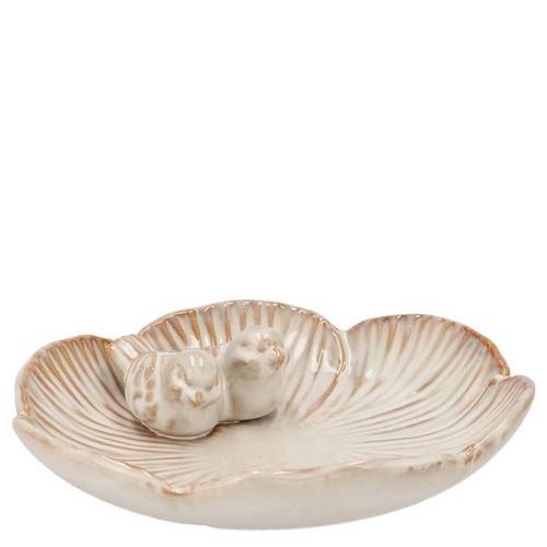 Vogeltrinkschale Sifan weiss 20x20x06cm