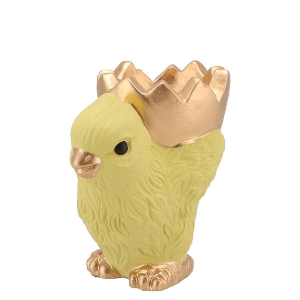 Schale Huhn gelb 14x09.5x14cm