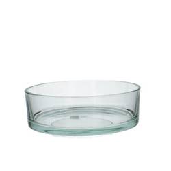 Glas Schale Rund D25cm H8cm