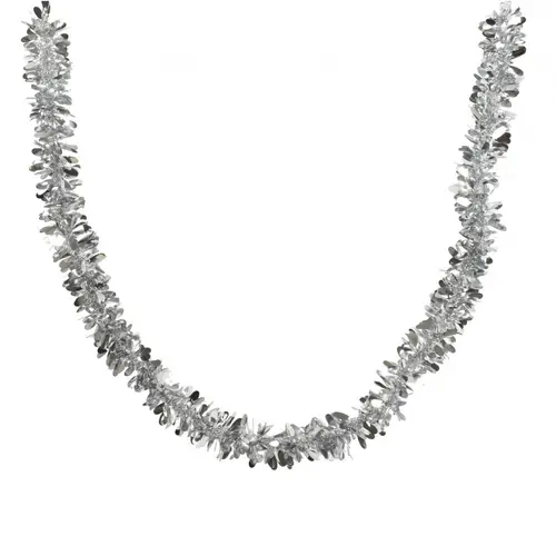 Girlande Lametta silber D09cm L200cm 