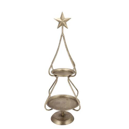 Metall Etagere Kaya gold 20x20x63cm
