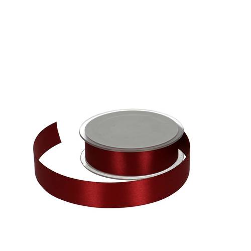 Band Satin dunkel rot 25mm 25m
