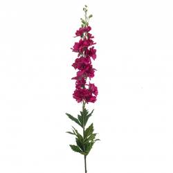Seiden Delphinium dunkel rosa L90cm