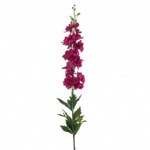 Seiden Delphinium dunkel rosa L90cm