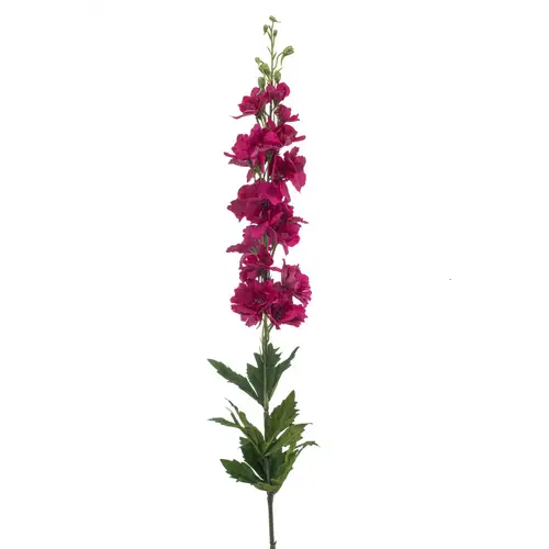 Seiden Delphinium dunkel rosa L90cm