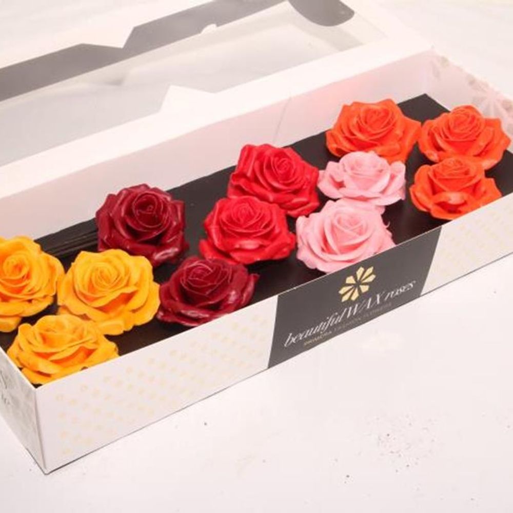 Seiden Wachs Rose mix Moods Festival D10cm (9040)