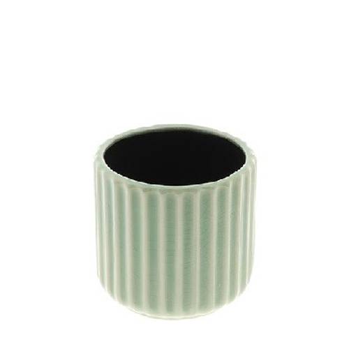 Keramik Übertopf Codi hell grün D12cm H10cm