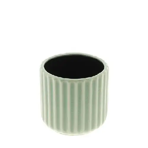 Keramik Übertopf Codi hell grün D12cm H10cm