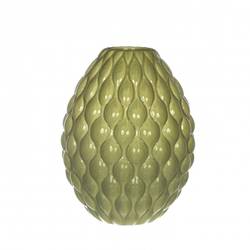Keramik Vase Bubbles grün D03/11.5cm H15cm