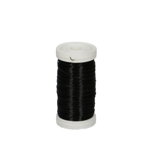 Metalldraht schwarz 0.3mm 100gr