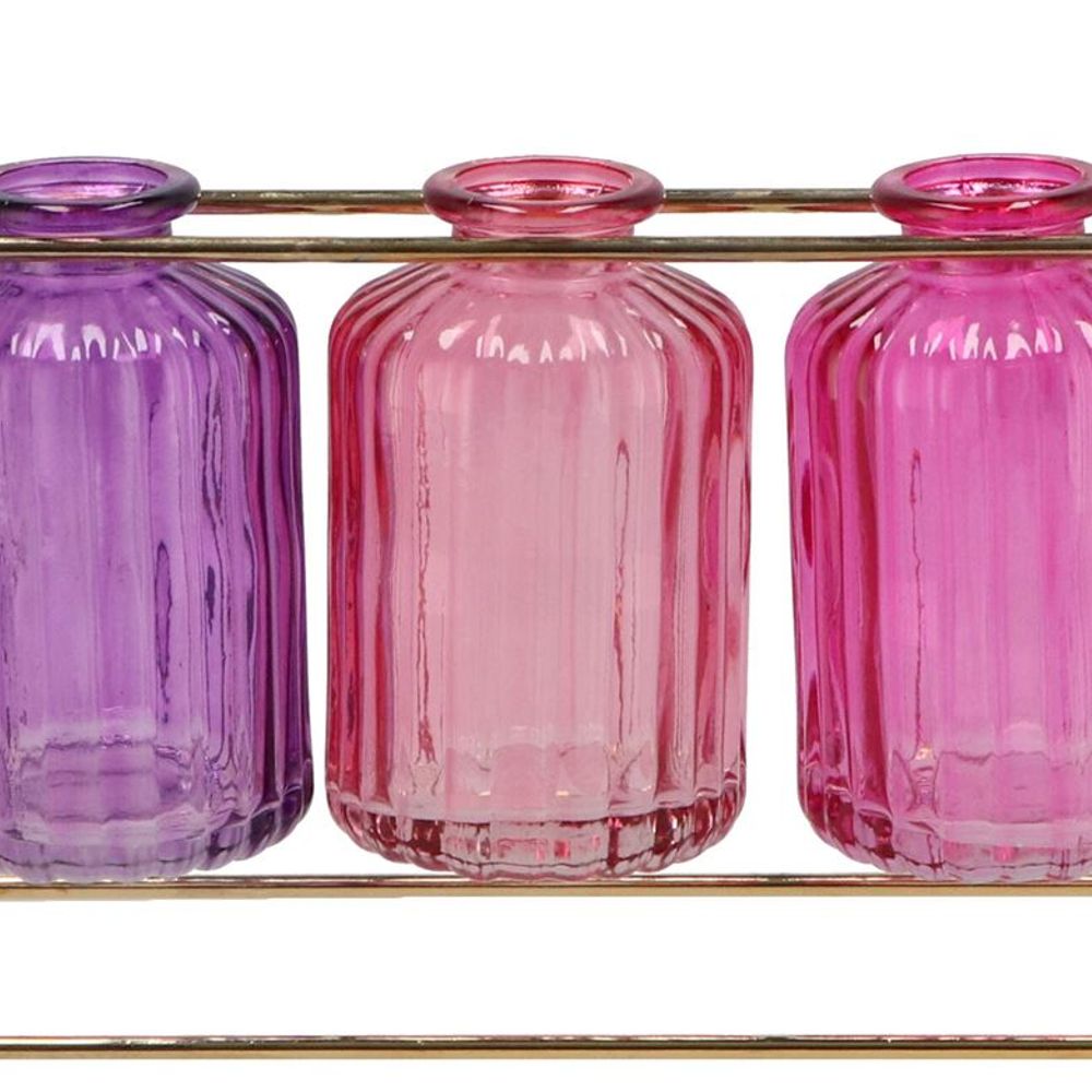 KARAKUM PRETTY PINK RACK GOLD 22X8X12CM