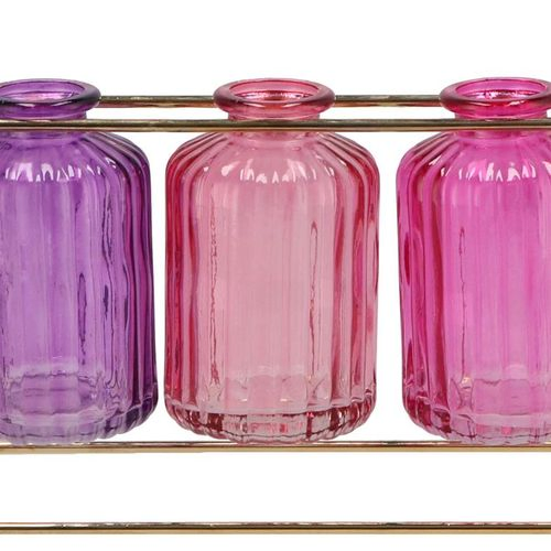 KARAKUM PRETTY PINK RACK GOLD 22X8X12CM