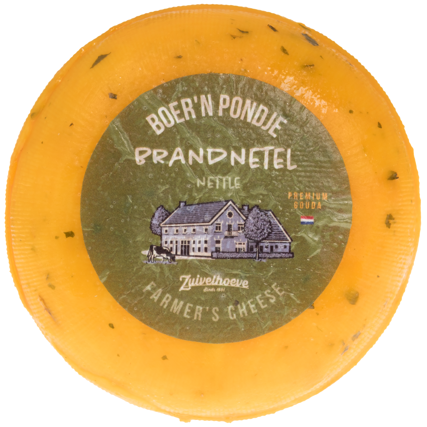 Bauernkäse gelb Brennnessel jung bis mittelgereift 500gr