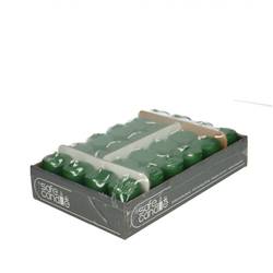 Stumpfkerze Safe dunkel grün D04cm H06cm
