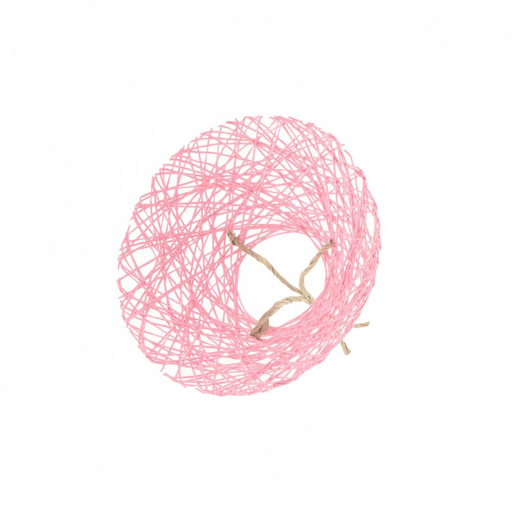 Strausshalter Papierweb rosa D20cm
