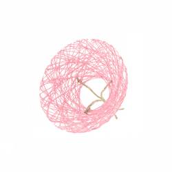 Strausshalter Papierweb rosa D20cm