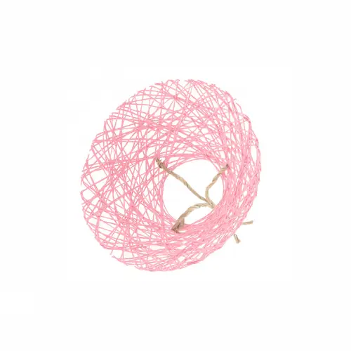 Strausshalter Papierweb rosa D20cm