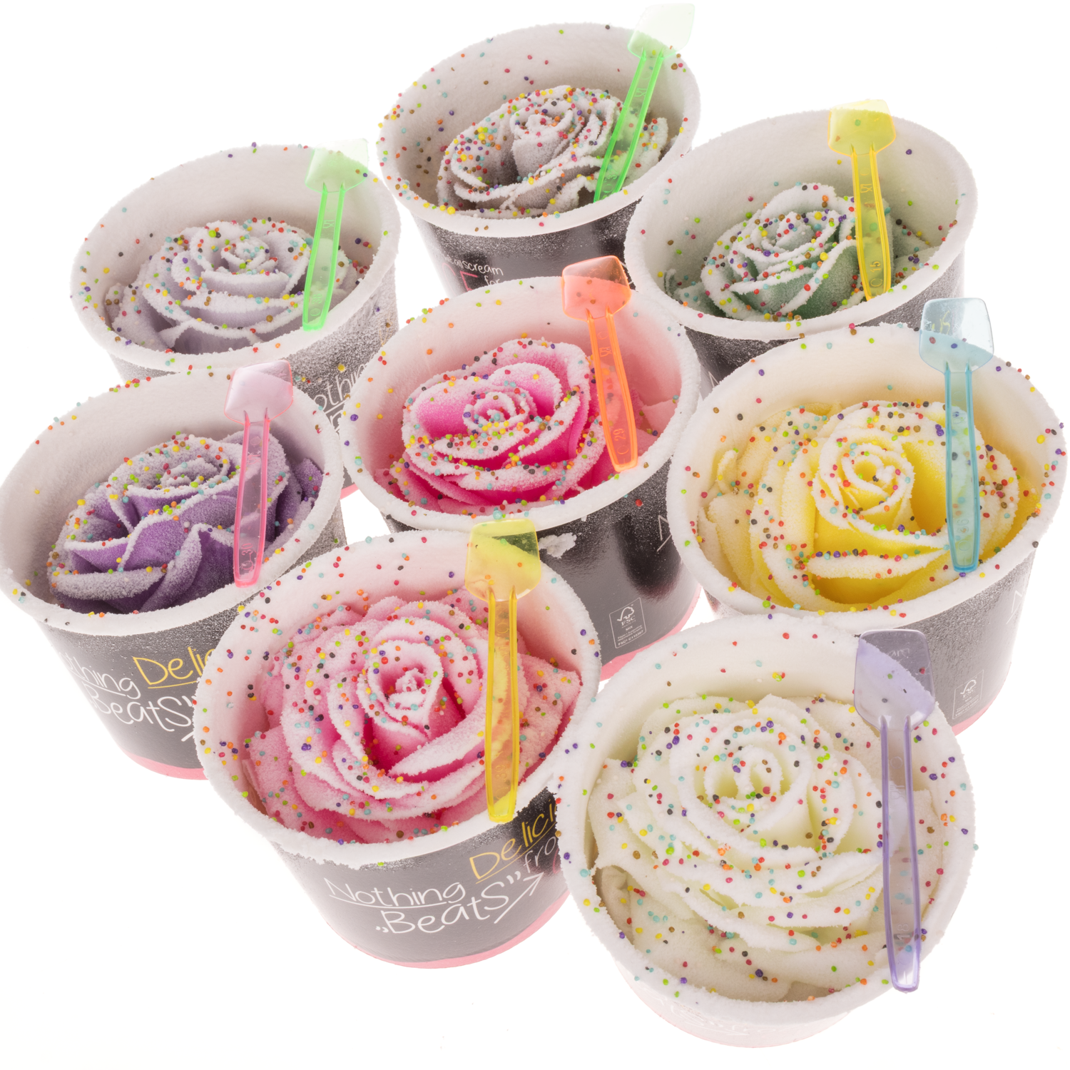 Rose wachs pastelmix Vip Flurry duftend