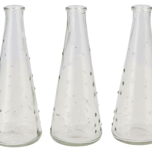 Glas Flasche Karakum mix D07cm H19cm
