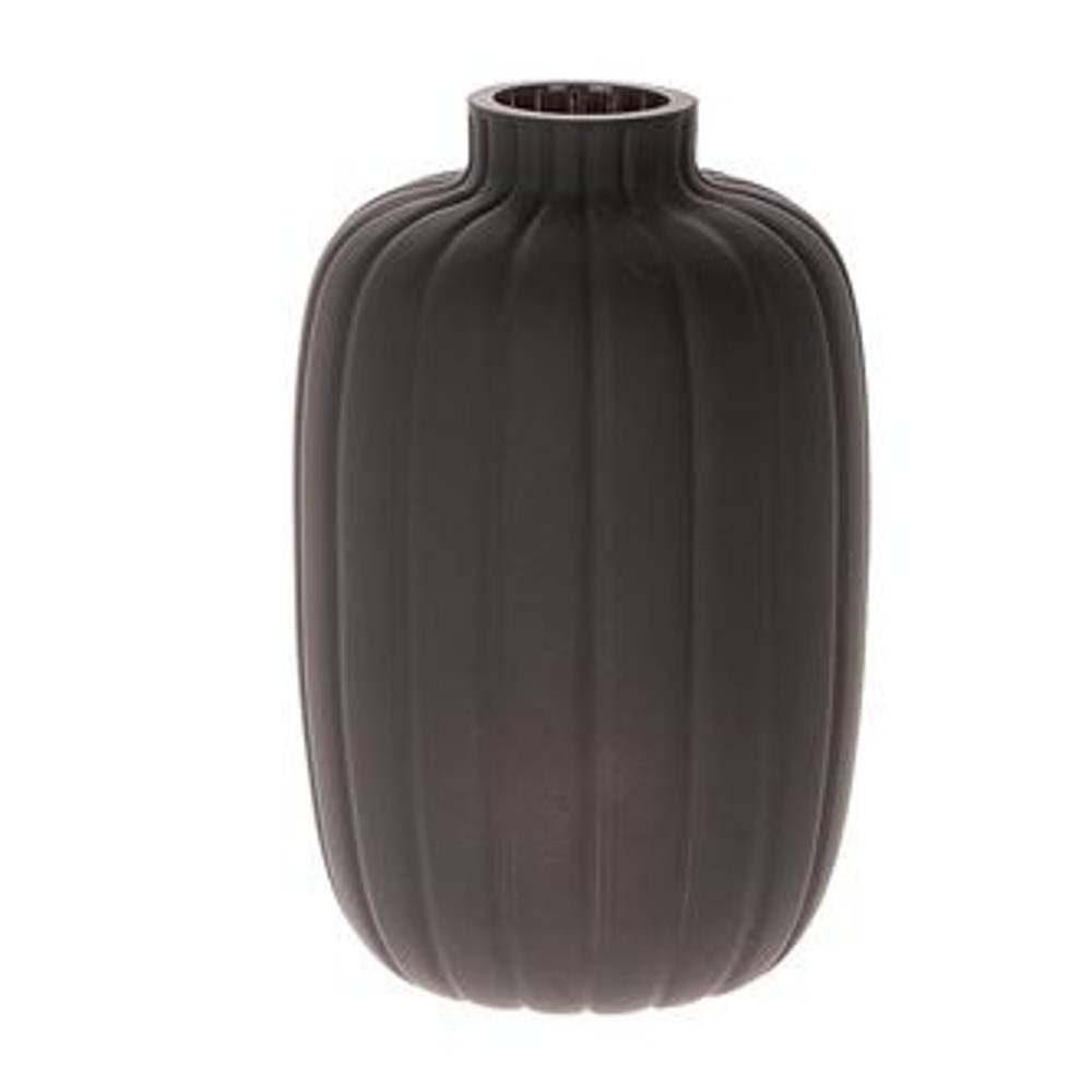Glas Vase Dartmor schwarz D13cm H20cm