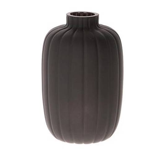 Glas Vase Dartmor schwarz D13cm H20cm