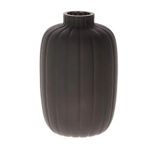 Glas Vase Dartmor schwarz D13cm H20cm