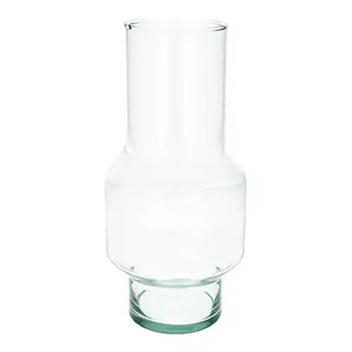 Glas Vase Tiburon D09/13cm H28cm