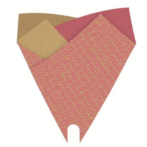 Tüte Kraft Luz rosa 50x44cm x50